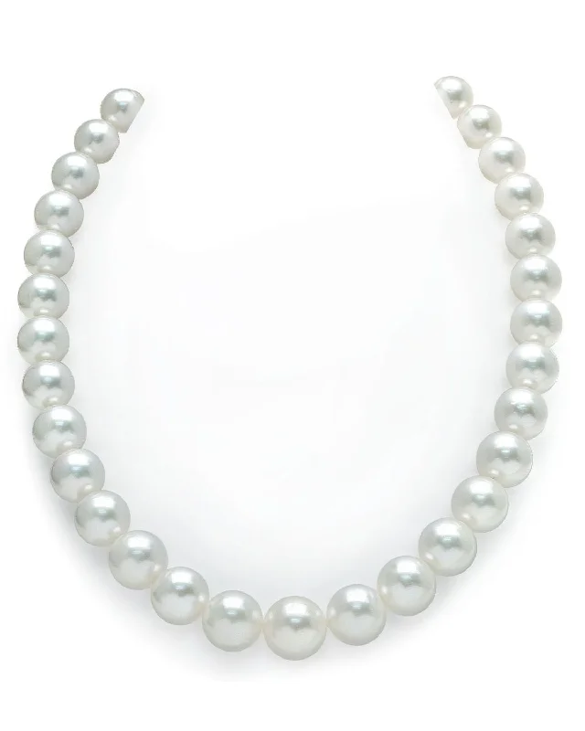 custom zodiac sign ring White South Sea Pearl Necklace, 11.0-13.0mm - AAA/Gem Quality
