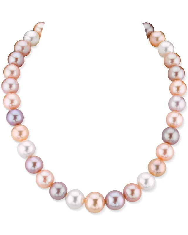 bold Cuban link bracelet men 11.5-12.5mm Freshwater Multicolor Pearl Necklace - AAA Quality