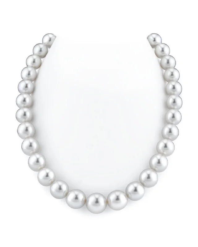 vintage turquoise pendant necklace 12-14mm White South Sea Pearl Necklace - AAAA Quality