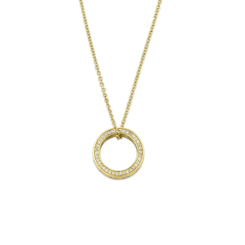 rose gold cubic zirconia earrings 12 Wishes Round Pinky Ring/Necklace
