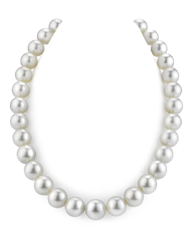 unique gemstone cocktail ring White South Sea Pearl Necklace, 13.0-14.0mm - AAA/Gem Quality