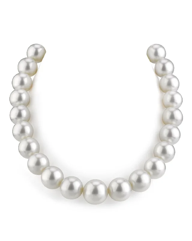emerald cut diamond wedding ring 14-15.8mm White South Sea Pearl Necklace - AAAA Quality