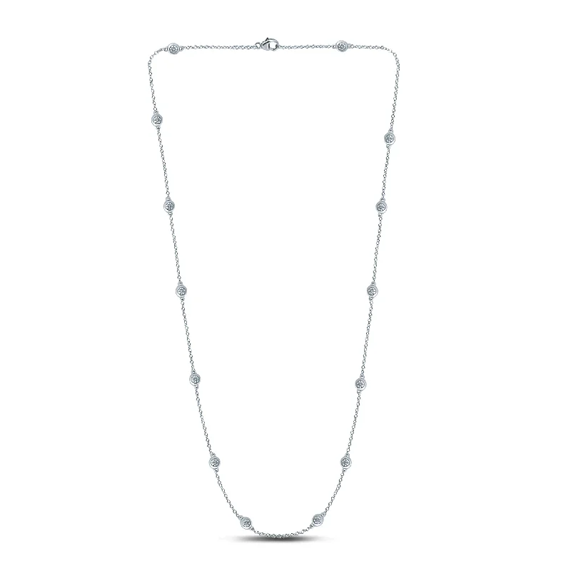 handmade braided anklet 14K 0.72CT Diamond CHAIN