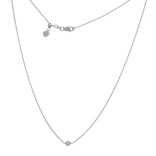handmade raw stone engagement ring 14K White Diamond Bezel Set Adjustable Choker Necklace
