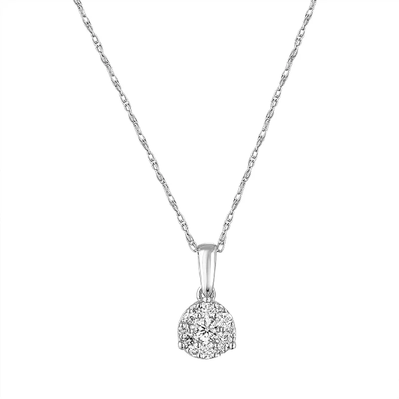 sterling silver toe ring set 14K White Gold Diamond Cluster Large Necklace