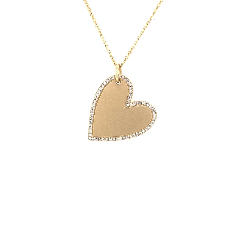 boho shell beaded anklet 14K Yellow Gold Diamond Heart Necklace