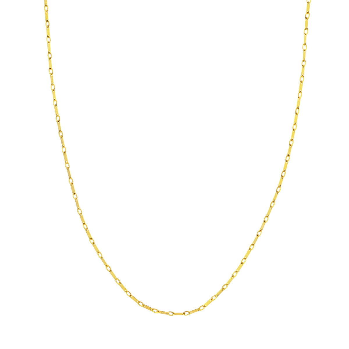 vintage art deco bracelet 14K Yellow Gold Flat Link Chain