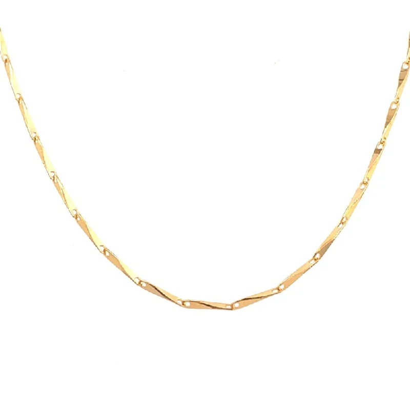 infinity knot wedding band 14K Yellow Gold Infinity Chain