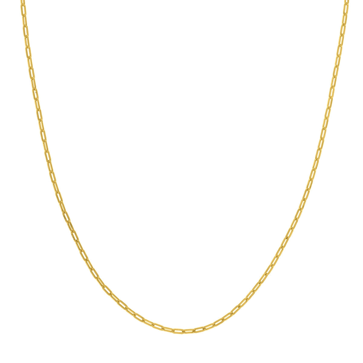 amethyst gemstone engagement ring 14K Yellow Gold Paperclip Foreztina Chain