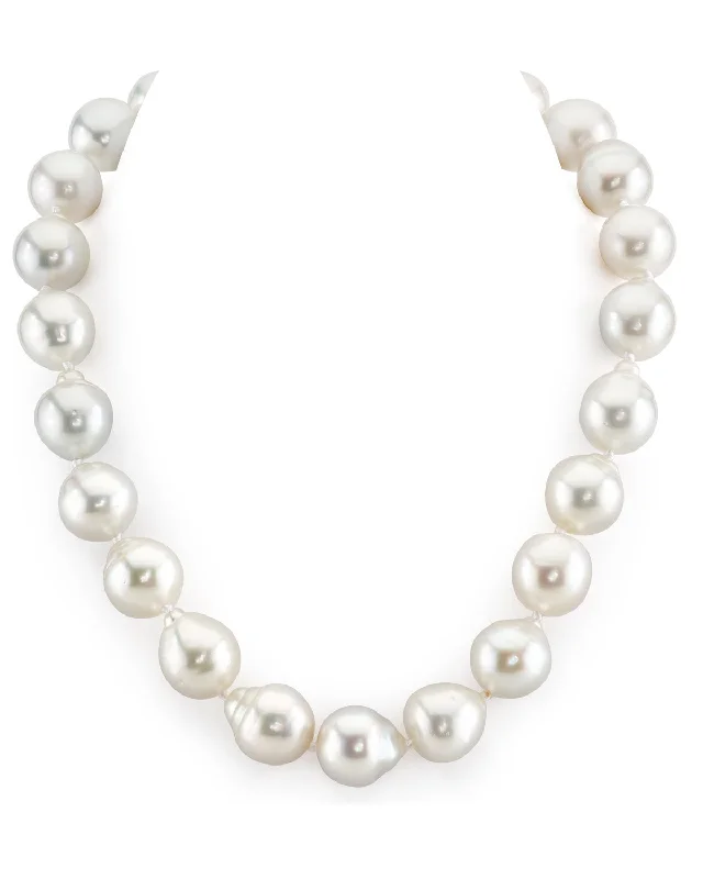 minimalist moonstone bracelet White South Sea Baroque Pearl Necklace, 15.0-16.0mm