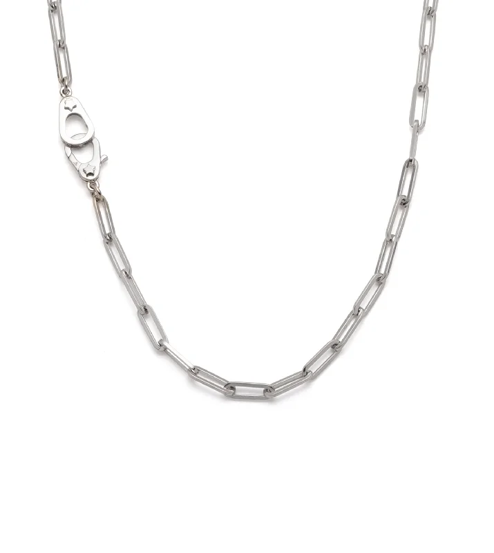 sterling silver infinity loop ring 16" Sister Hook : Classic Fob Clip Chain