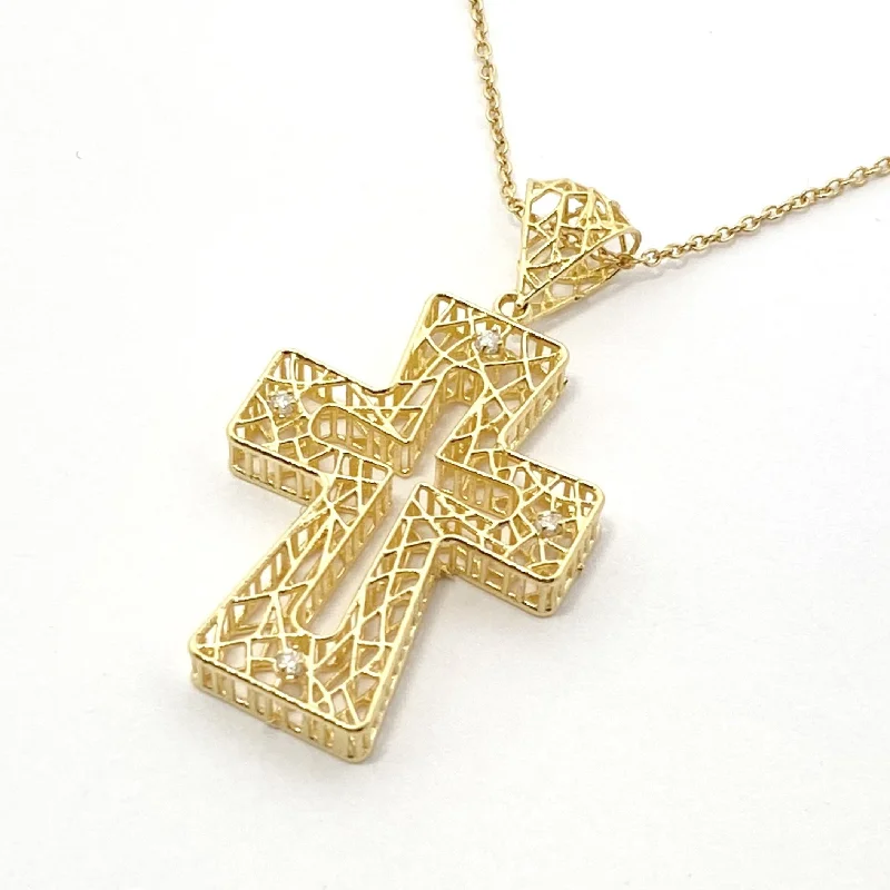 dainty sapphire gemstone bracelet Diamond Cross Pendant