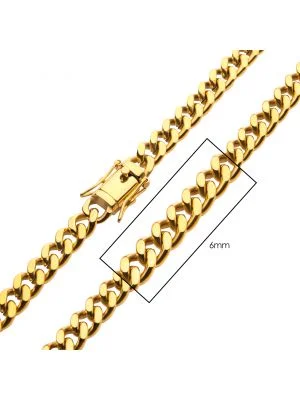 18K Gold Plated Miami Cuban Chain