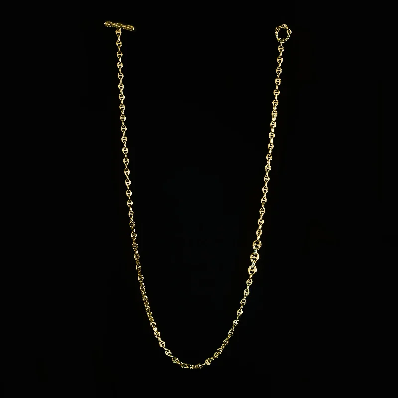 oval cut engagement ring platinum 3MM OPEN-LINK™ NECKLACE WITH DIAMOND PENDANT - 26"