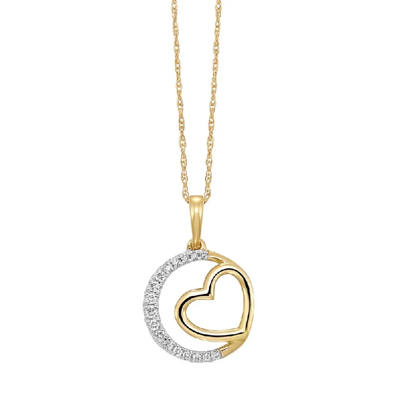 black opal engagement ring 10KY Heart Pendant with Diamond Accents | Fernbaugh's Jewelers