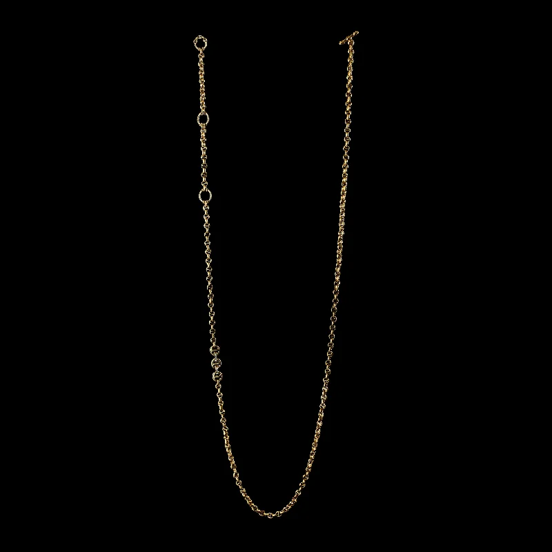 silver lotus flower earrings 5MM OPEN-LINK™ NECKLACE WITH DIAMOND PENDANT - 42"