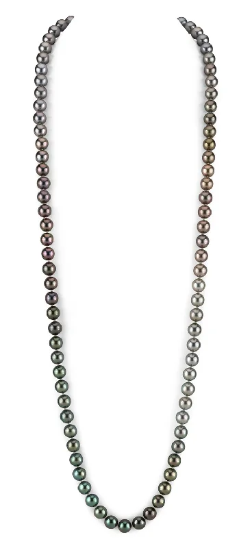 natural turquoise ring handmade Ombre Color-Graduated Tahitian Pearl Opera Length Necklace, 9.0-10.0mm - AAAA Quality natural turquoise ring handmade Ombre Color-Graduated Tahitian Pearl Opera Length Necklace, 9.0-10.0mm - AAAA Quality