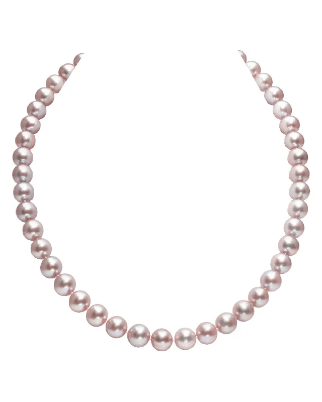 real jade bangle bracelet 8.5-9.5mm Pink Freshwater Pearl Necklace - AAAA Quality