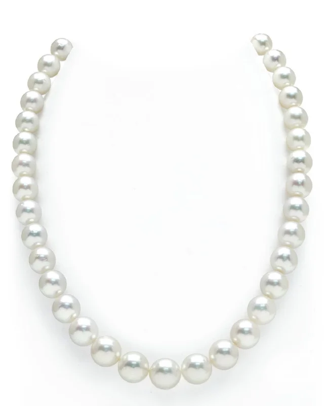 handmade beaded stretch bracelet White South Sea Pearl Necklace, 9.0-11.0mm - AAA/GEM Quality
