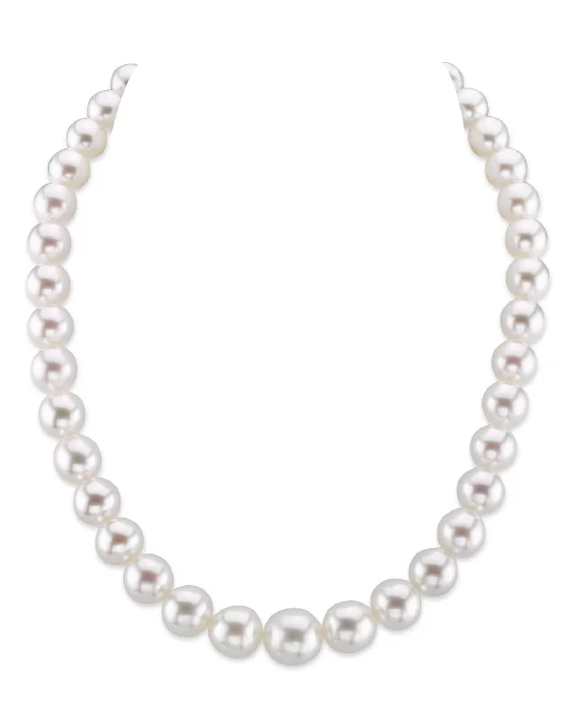 vintage platinum wedding band White South Sea Pearl Necklace, 9.0-12.0mm - AAA/Gem Quality