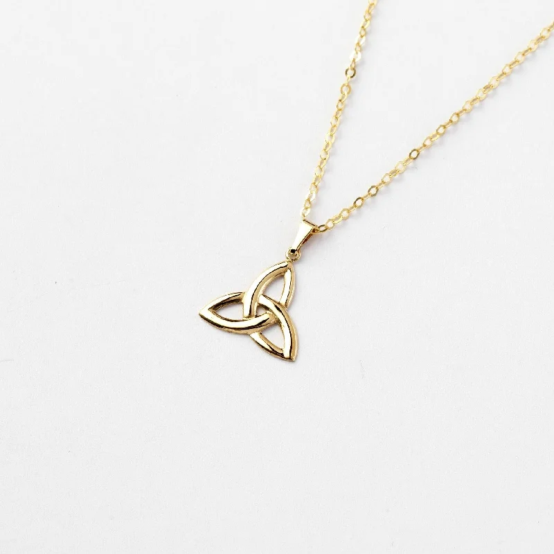 modern baguette diamond ring Trinity Knot 'Ardfert' Pendant - Small