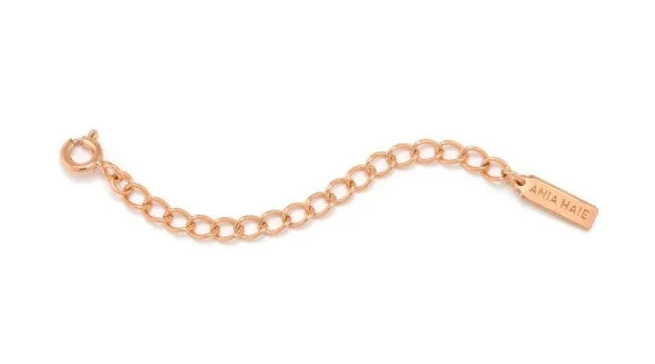 hammered sterling silver band Ania Haie Sterling Silver Chain Extender
