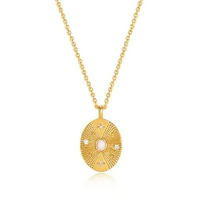 sterling silver infinity bracelet Ania Haie Sterling Silver "Scattered Stars" Kyoto Opal Disc Pendant