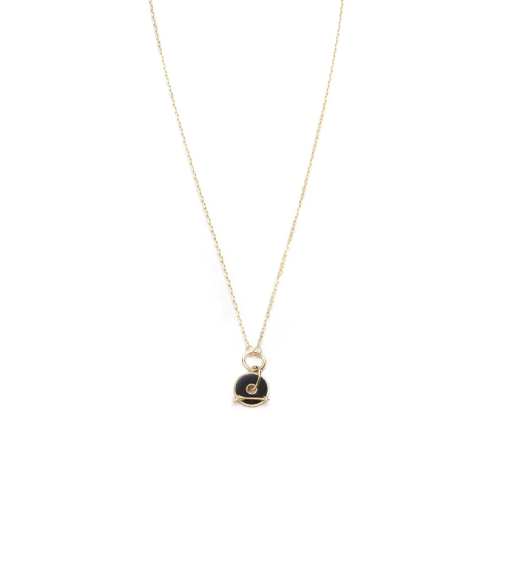 delicate heart stud earrings Arrow : Symbol Champleve Enamel Disk Drop Necklace
