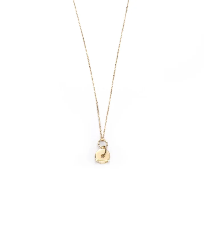celestial crescent moon bracelet Arrow - Dream : Symbol Disk Drop Necklace