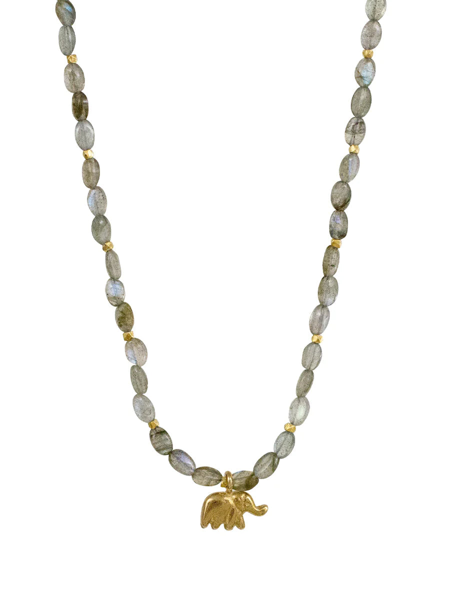 aquamarine birthstone necklace March Azure Necklace - Ellie
