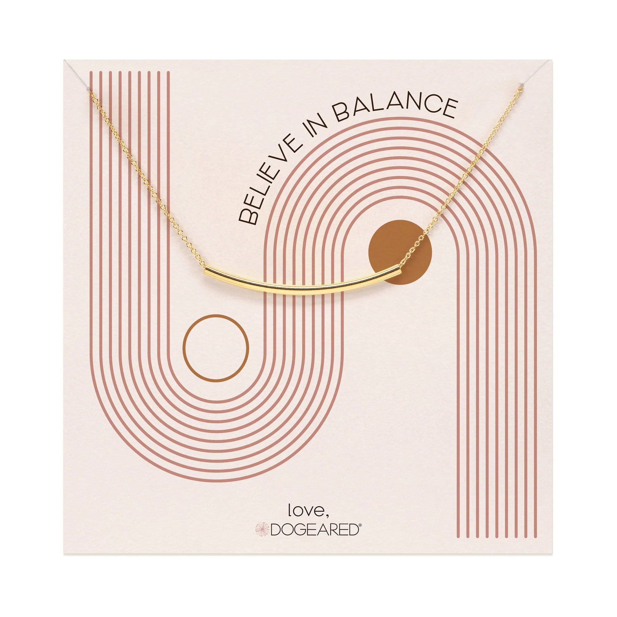 gold bar earrings minimalist Believe In Balance