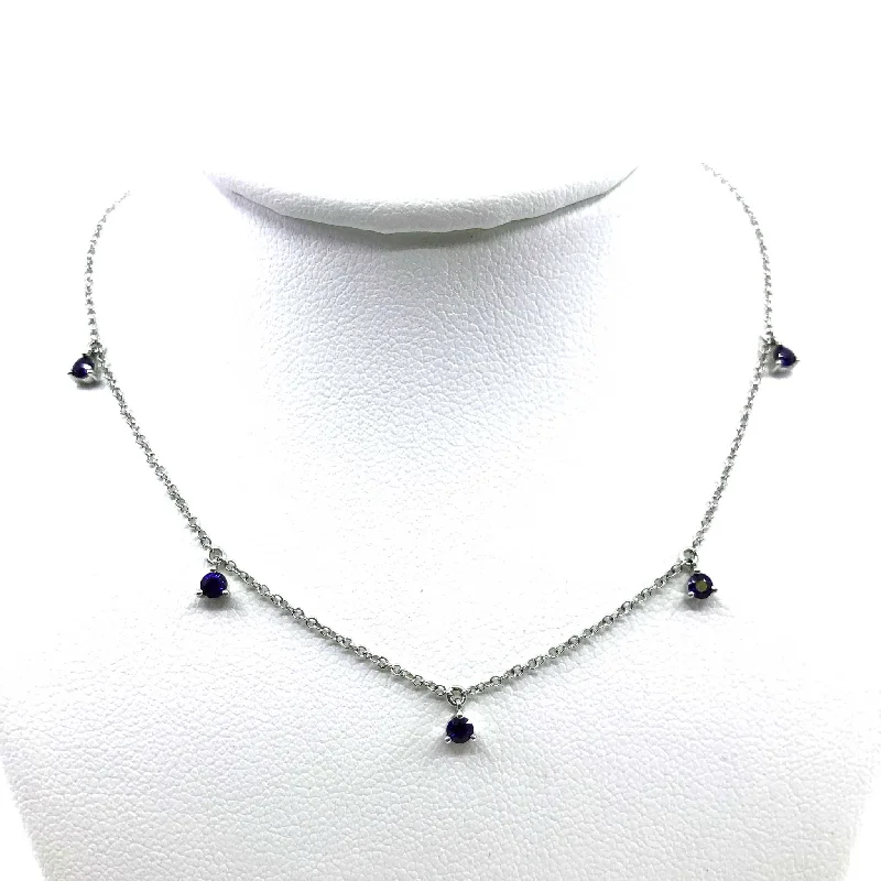 Blue Sapphire Necklace