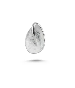 layered gold coin pendant necklace Brushed Single Leaf Pendant