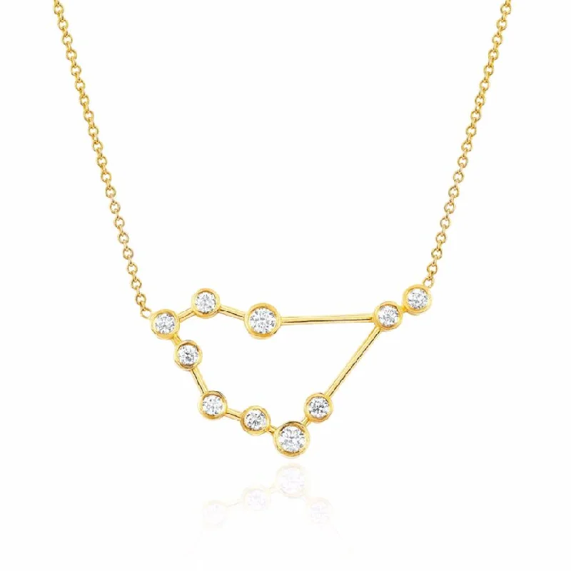 simple crystal pendant necklace Capricorn Constellation Necklace | Ready to Ship