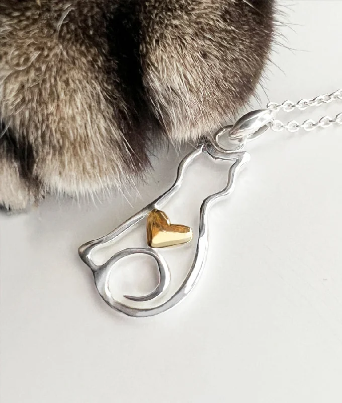 star-shaped cartilage stud earrings Pretty Kitty Necklace