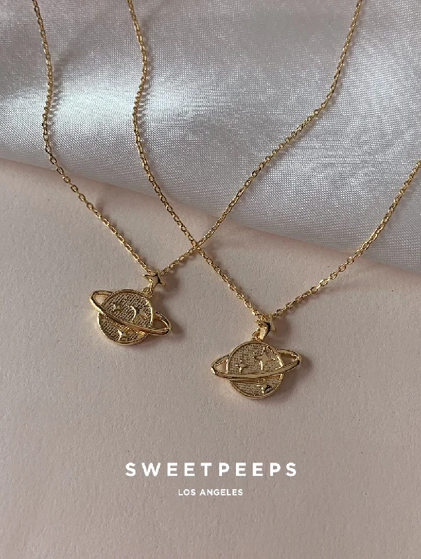 cubic zirconia tennis necklace Celestial Space Necklace (Space)