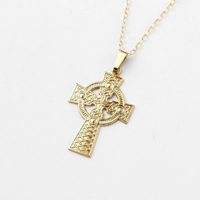 sterling silver infinity loop ring Celtic Cross 1