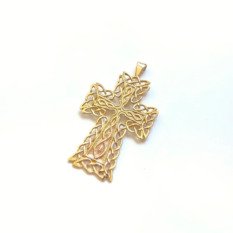 personalized pet photo necklace Celtic Knot Cross