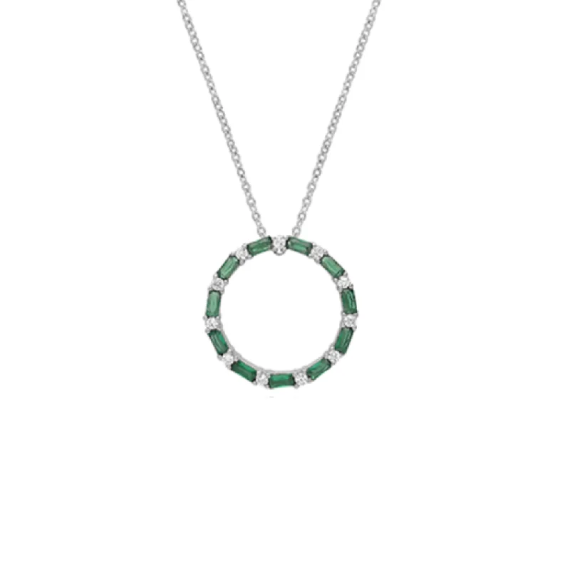 diamond halo pendant necklace Circle of Life Cz Pendant