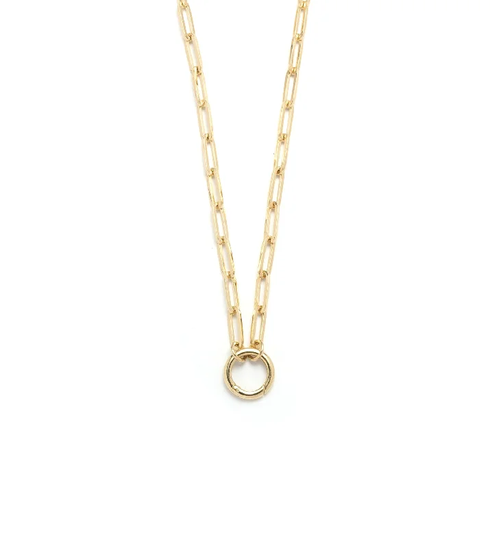 classic diamond hoop earrings Classic Fob Open Clip Chain