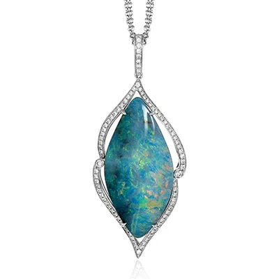 Color Pendant in 18k Gold with Diamonds