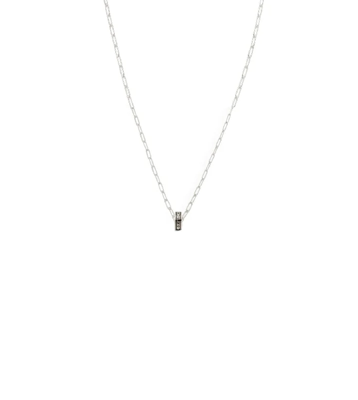 sapphire engagement ring halo Dream : Heart Beat Super Fine Clip Chain Necklace White Gold