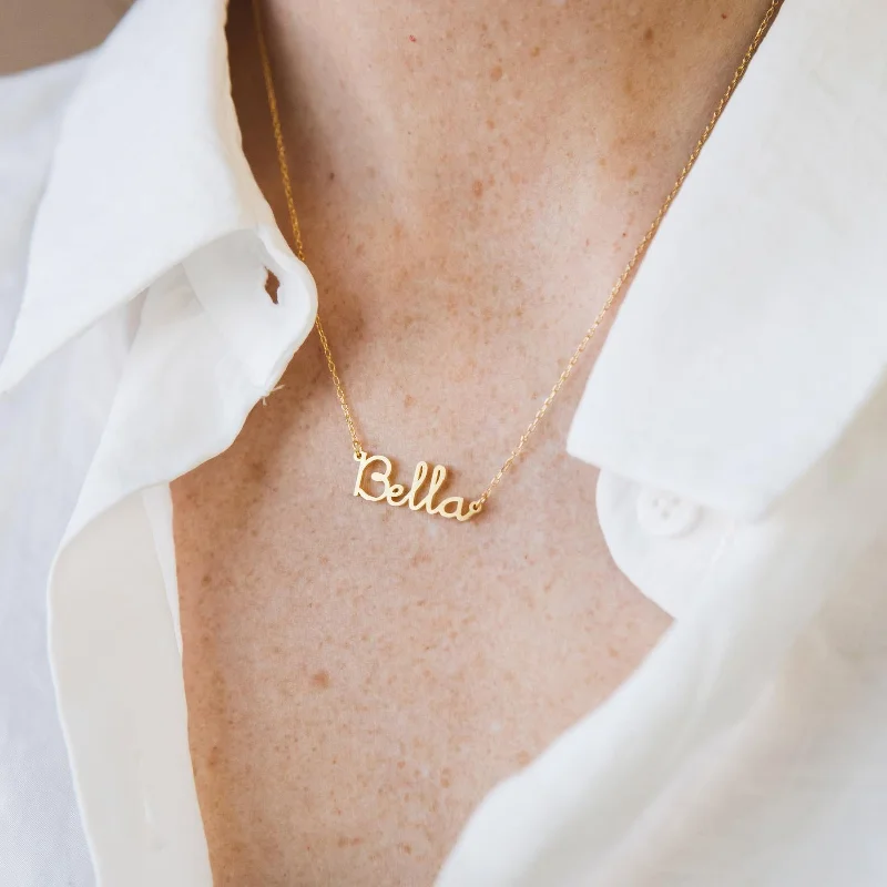handmade leather cuff bracelet Dainty Name Necklace