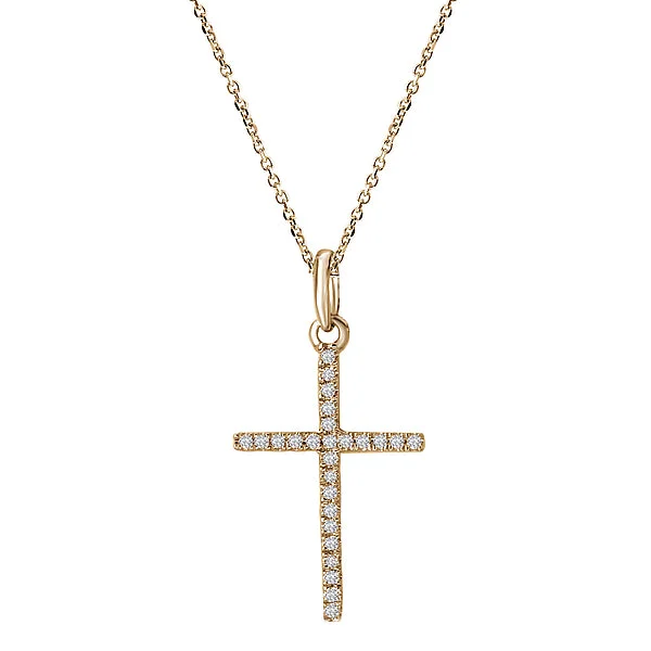 Diamond Cross Fashion Necklace