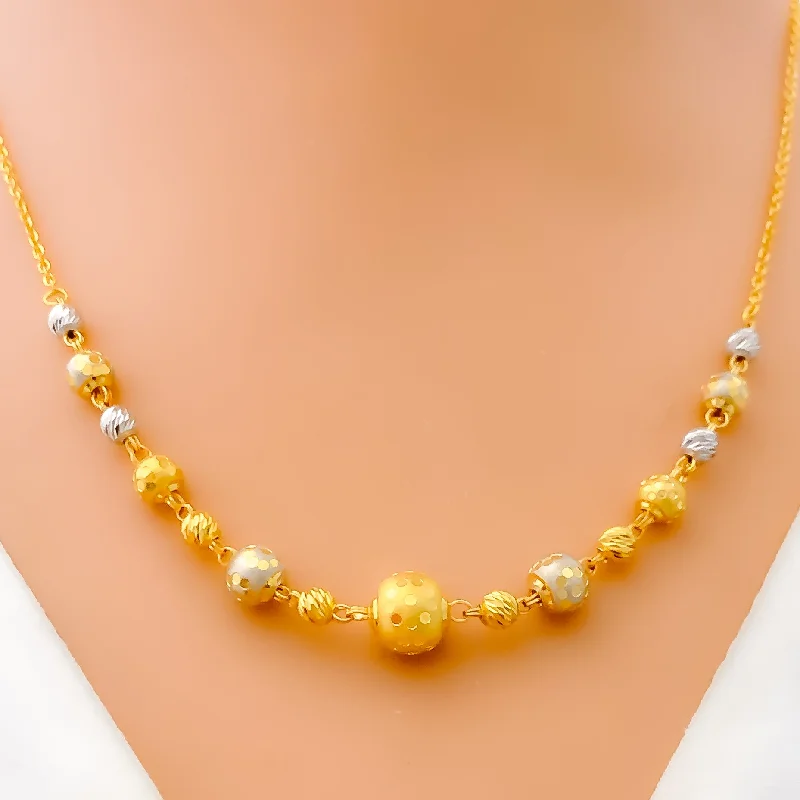 round cut diamond engagement ring Elegant Versatile 22k Gold Necklace
