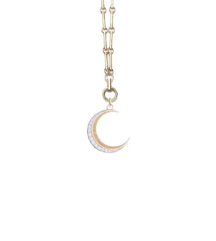 minimalist cuff bracelet adjustable Element Chain Crescent Story