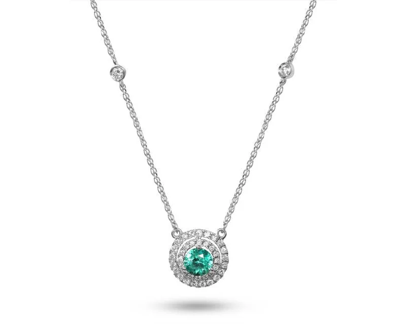 Emerald and Diamond Necklace Regard Jewelry Austin, Texas