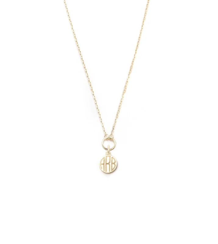 white gold diamond cluster ring Engraved Initials Disk Drop Necklace