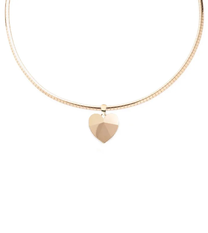 rose gold feather earrings Ever Growing - True Love : Facets of True Love Small Sleek Collar Necklace