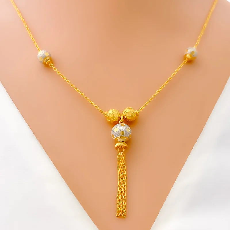 infinity couple’s ring matching set Fancy Multi-Color 22k Gold Necklace